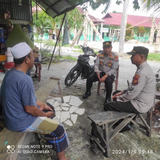 Kapolsek Tambang Sosok Polri Yang Terus Berbaur Dengan Masyarakat, Jelang Pemilu 2024